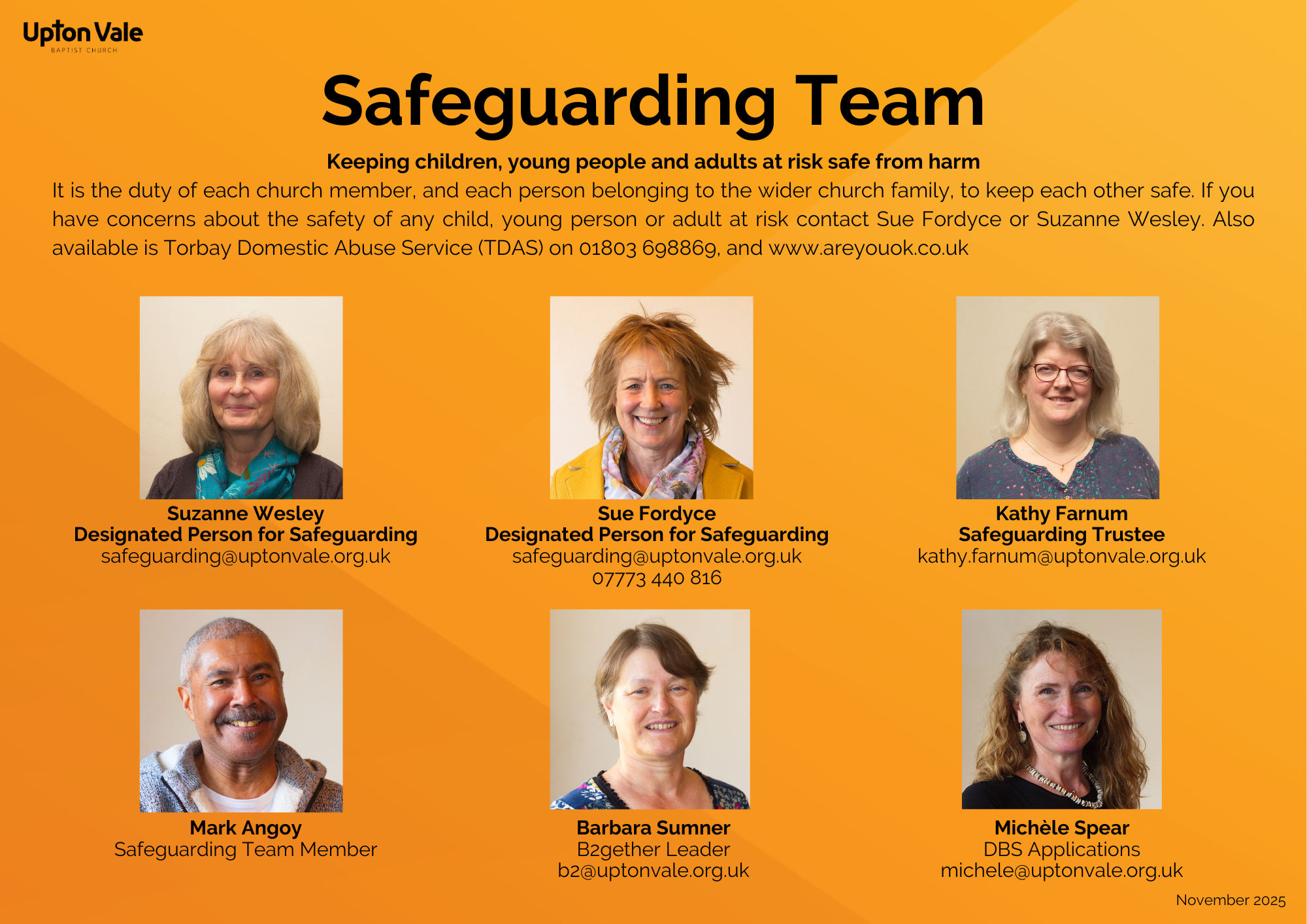 Safeguarding Team A4 poster No