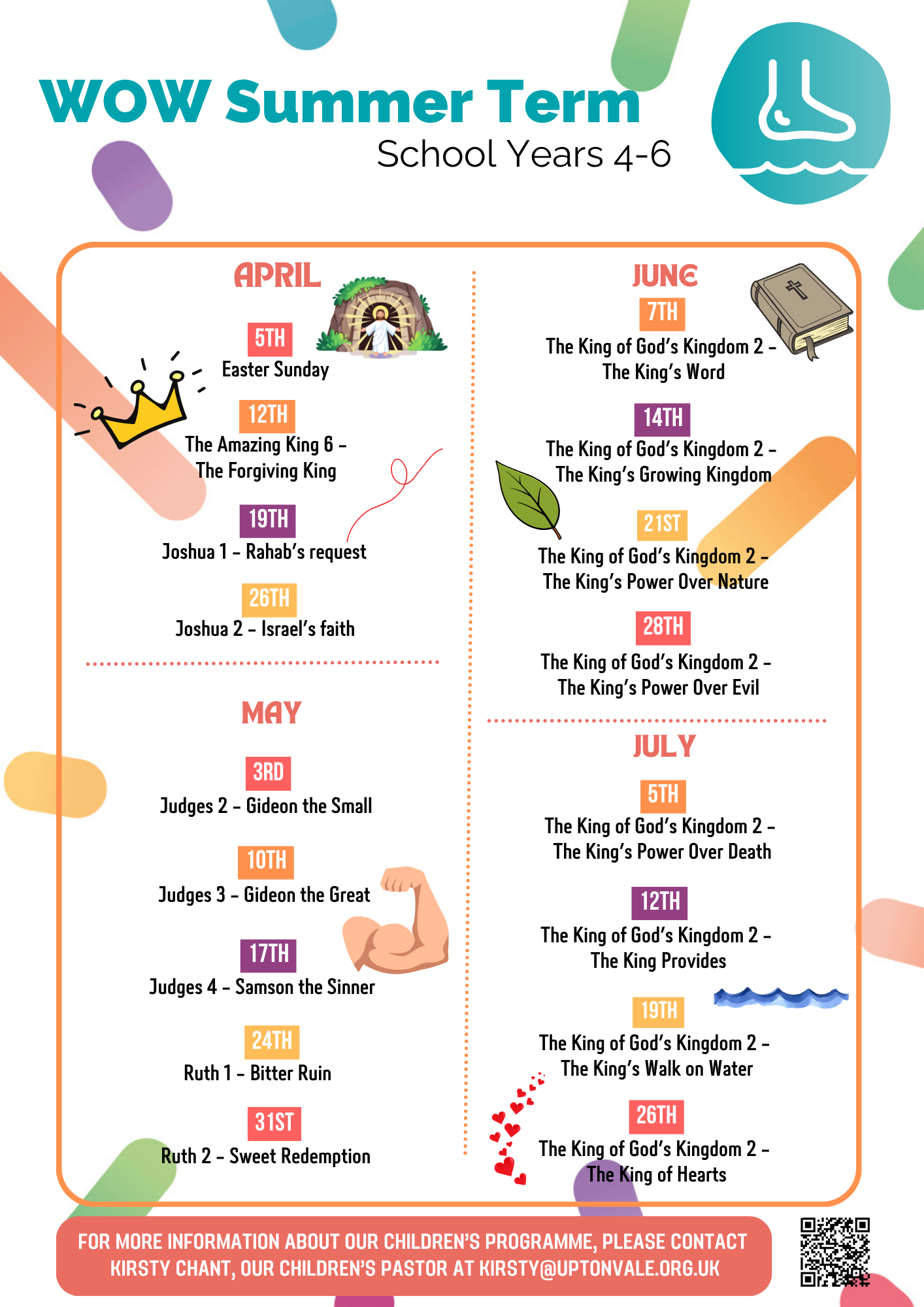 WOW School Years 1-3 Summer 20