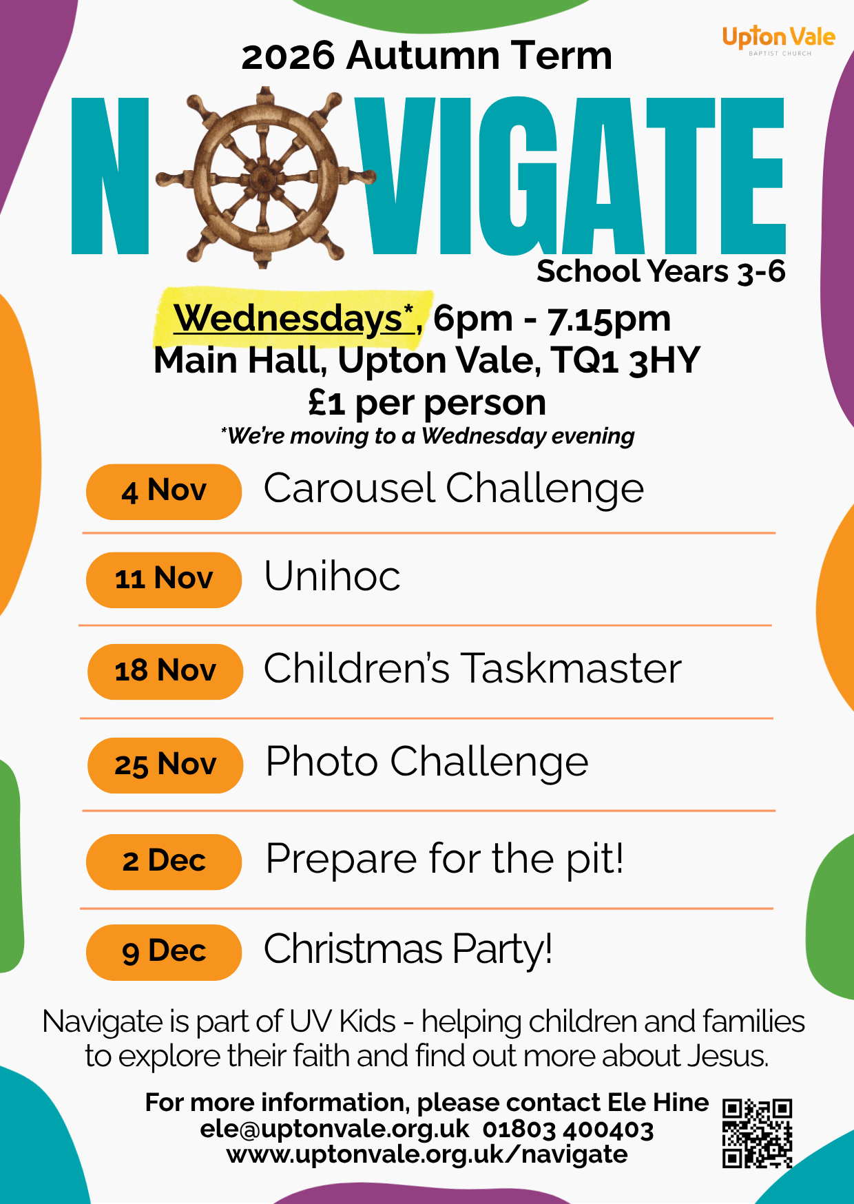 2026 AUTUMN Navigate Programme